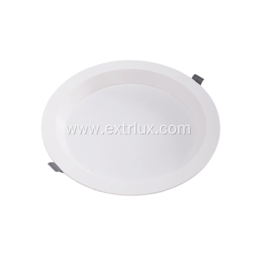 LED Plastic Recessed Round Anti-glare Downlight 12W